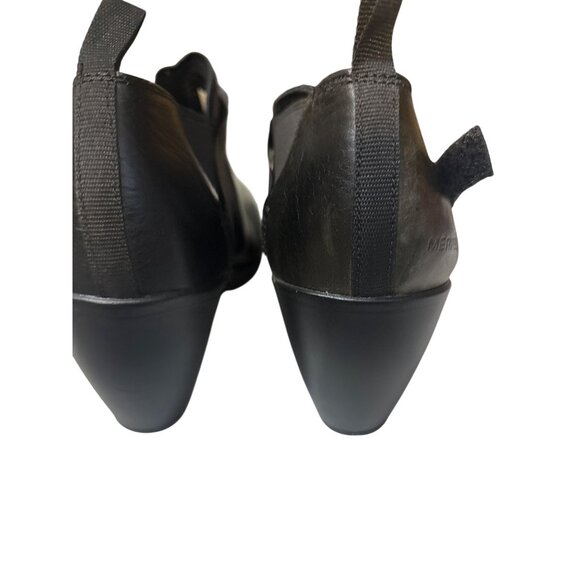 Merrell Womens 8.5 Black Leather‎ & Elastic Heeled Shoes Size 8.5 - Picture 5 of 8